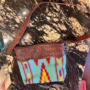 American darling blanket fringe bag